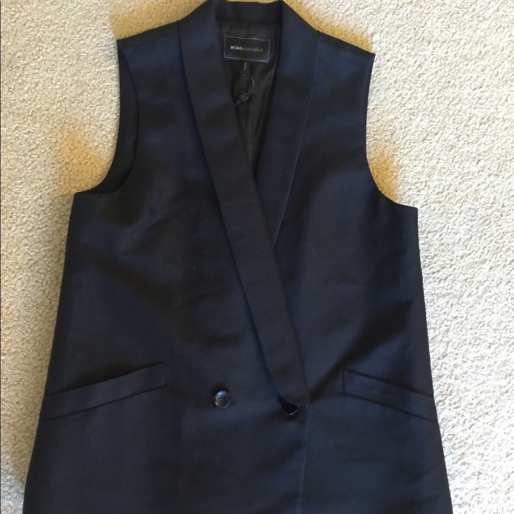 NWT BCBG Tuxedo Vest